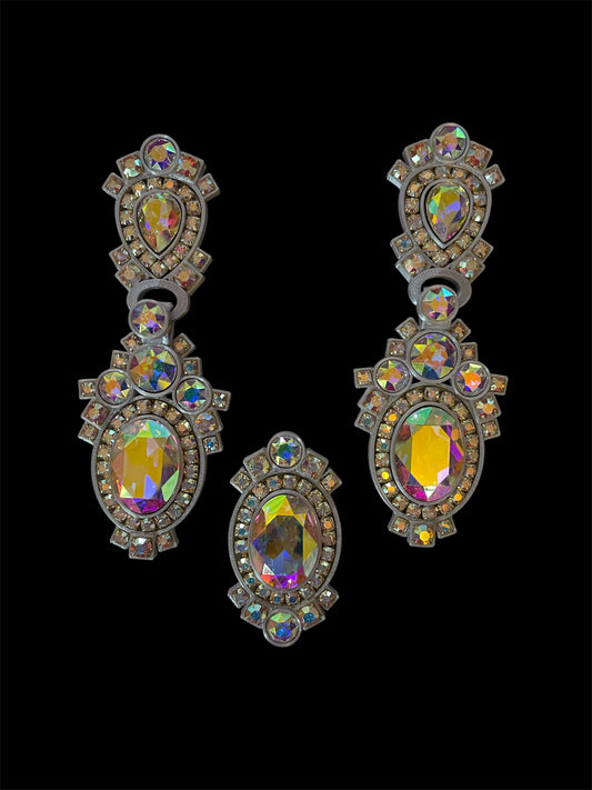 Bea - Crystal AB / Silver Silk