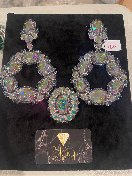 Tanzanite and Crystal ab