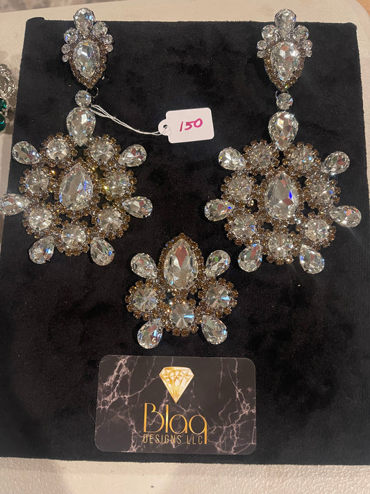 Smoked topaz and crystal