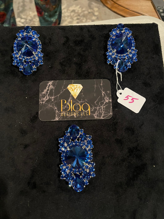 Sapphire button set
